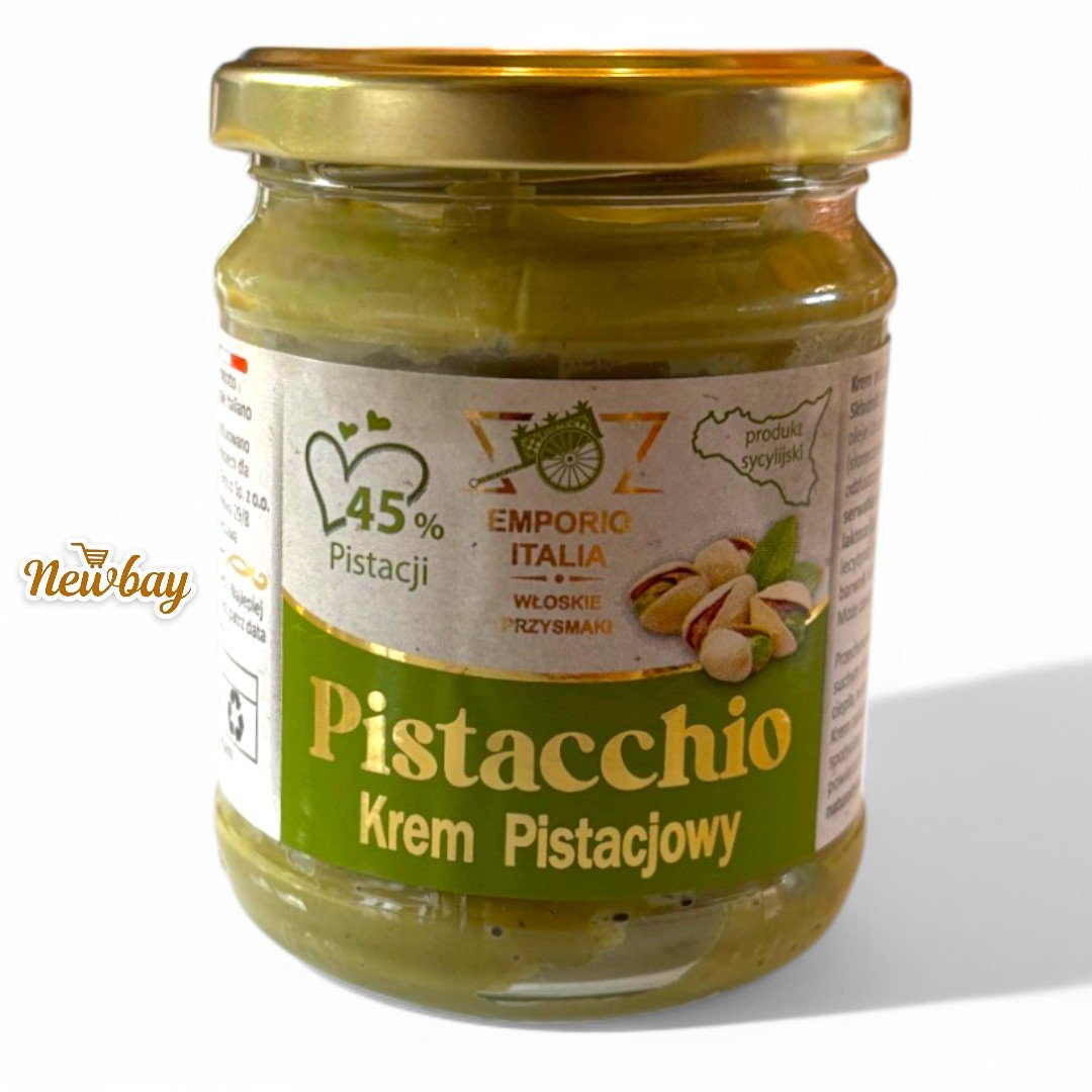 KREM PISTACJOWY Z WŁOCH - 45% PISTACJI