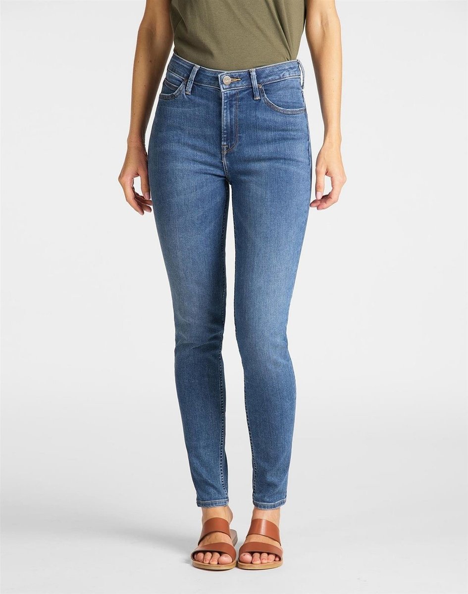Jeansy Lee Scarlett High Mid Copan L626DUIW 28 31
