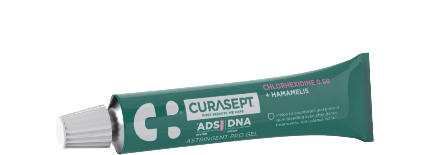 Curasept ADS DNA 350 Astringent 0.5% CHX + oczar wirginijski Żel periodontologiczny ściągający