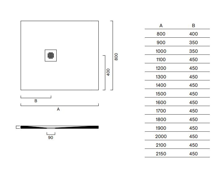 Catalano Shower Trays H3 Solid Brodzik prostokątny 120x80 cm biały 7141280021