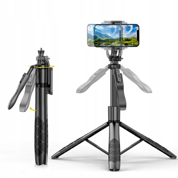 Selfie Stick Kijek Statyw Monopod do Telefonu Go Pro Kamery Bluetooth