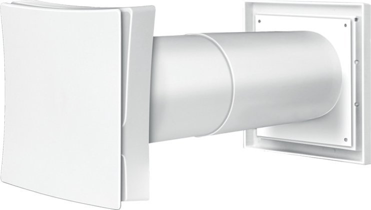 Vents Nawiewnik z kratką regulacyjną wewnętrzną i kratką kwadratową seria PS 101