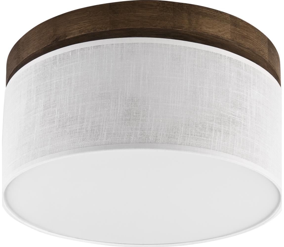 Brilagi - Plafon BELLADONNA 1xE27/15W/230V śr. 30 cm biały/dąb