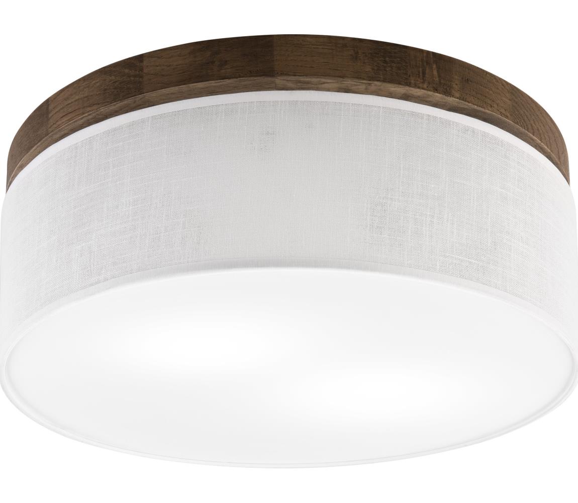 Brilagi - Plafon BELLADONNA 2xE27/15W/230V śr. 40 cm biały/dąb