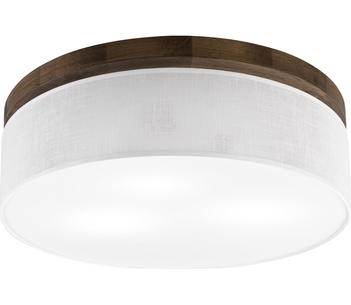 Brilagi - Plafon BELLADONNA 3xE27/15W/230V śr. 50 cm biały/dąb