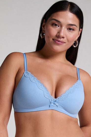 Hunkemöller Biustonosz usztywniany bez fiszbin Lola Niebieski
