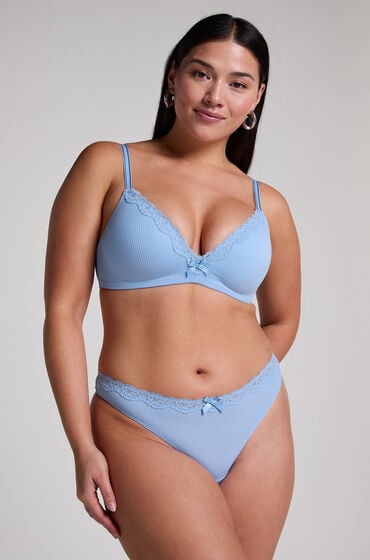 Hunkemöller Stringi Lola Niebieski