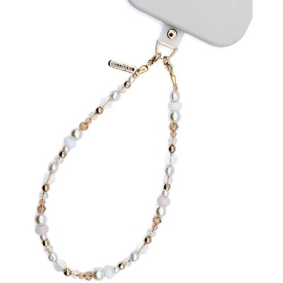 Smycz do telefonu CRONG Phone Charm Biało-złoty