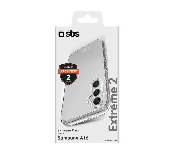 SBS Extreme X2 do Galaxy A16 Przezroczysty