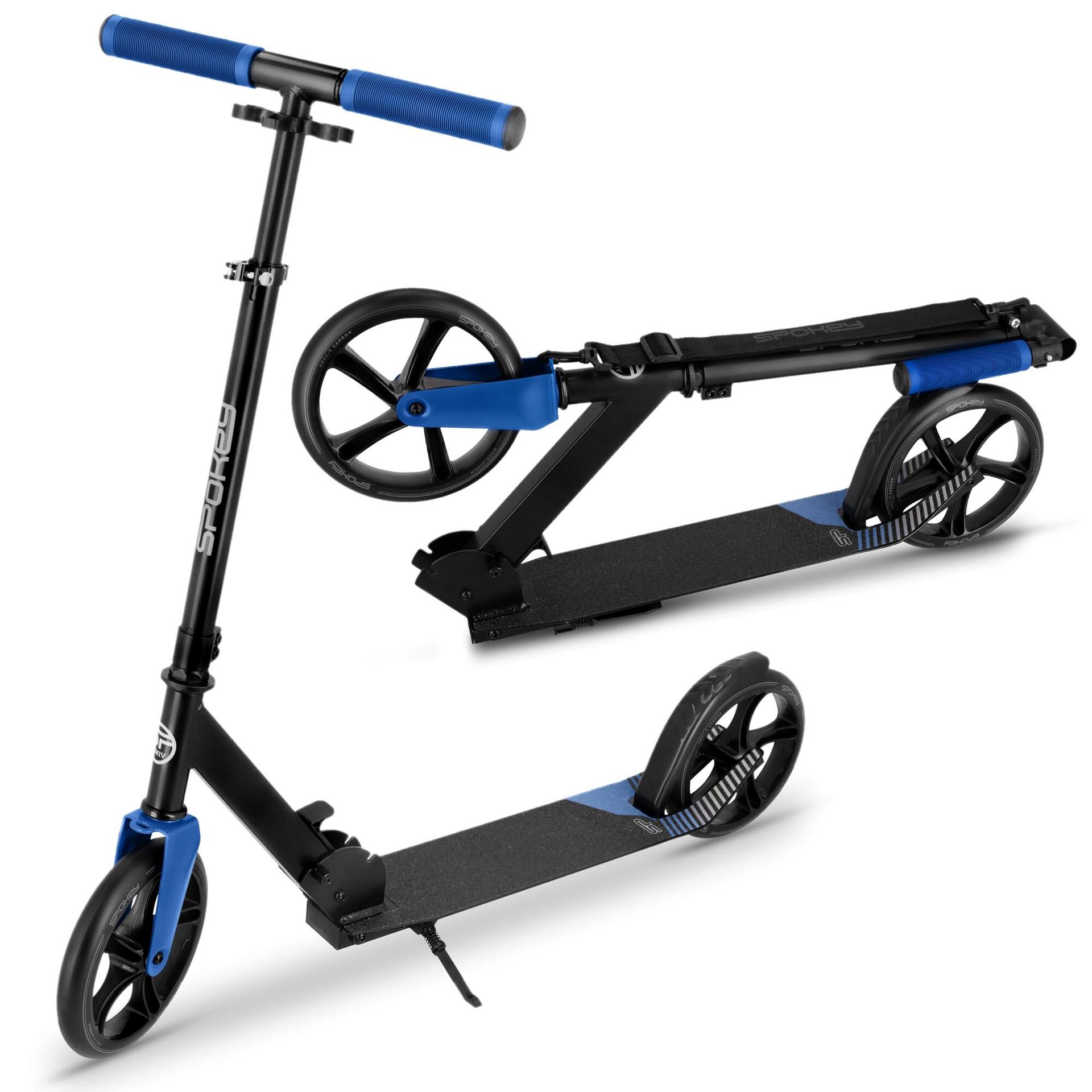 Hulajnoga SPOKEY City Flow 200 Czarno-niebieski