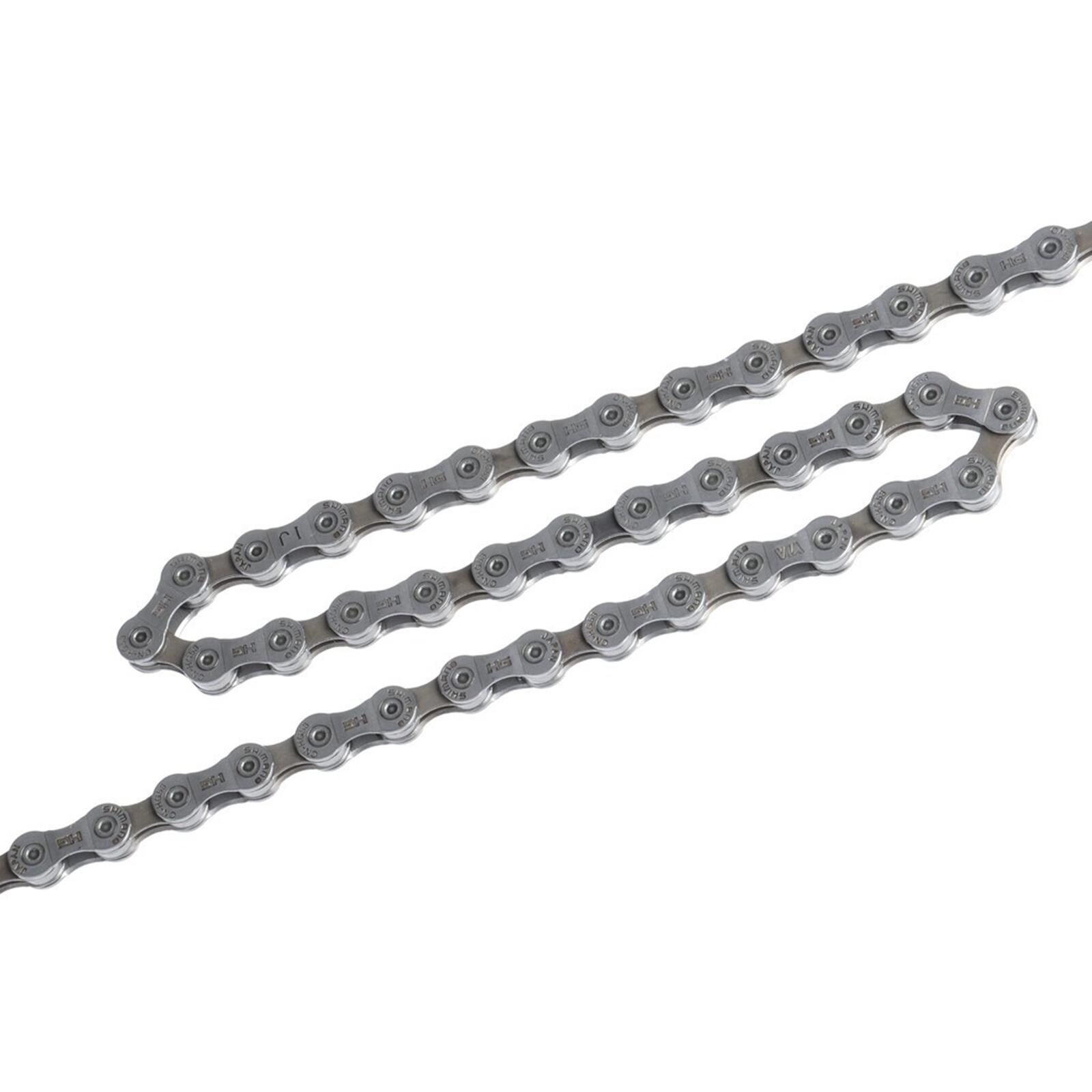 SHIMANO Łańcuch Deore CN-HG53 szary-srebrny / Ilość biegów: 9 / Ilość ogniw: 114 / Wersja opakowania: standard ECNHG53C116I