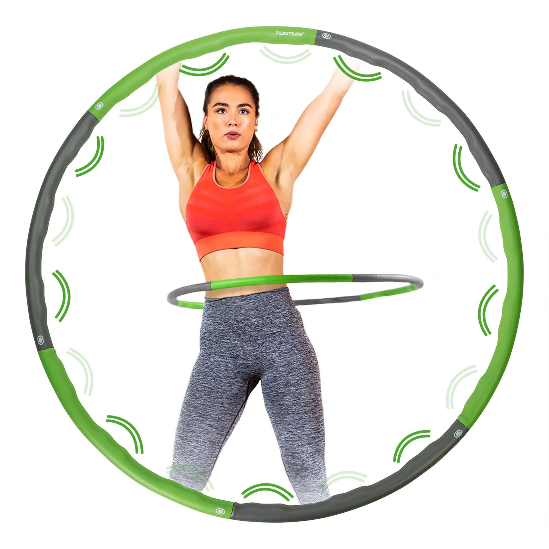 Tunturi Hula Hoop 1.5 kg, zielony, One Size 14TUSFU275