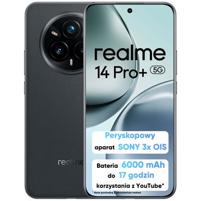 Realme 14 Pro+ 5G 8/256GB Szary