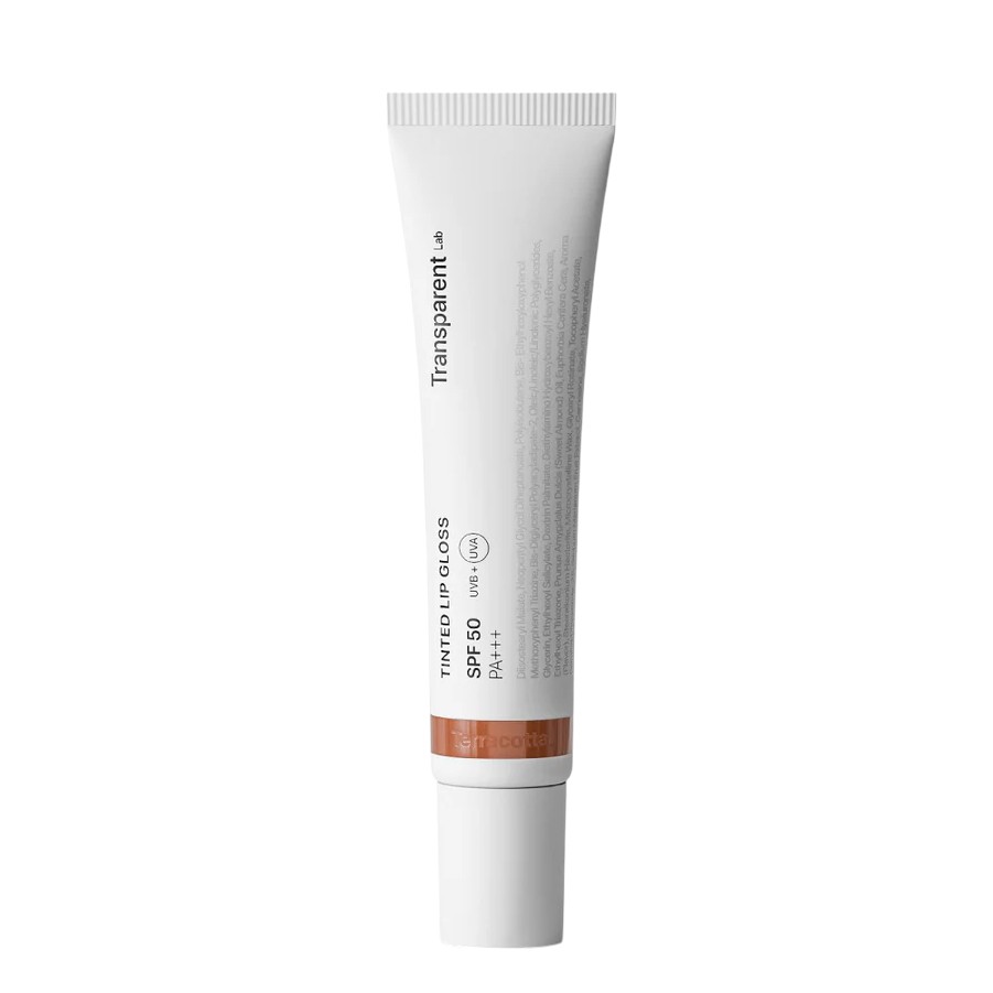 Transparent Lab Lip Gloss Nawilżający balsam do ust SPF50, Terracott