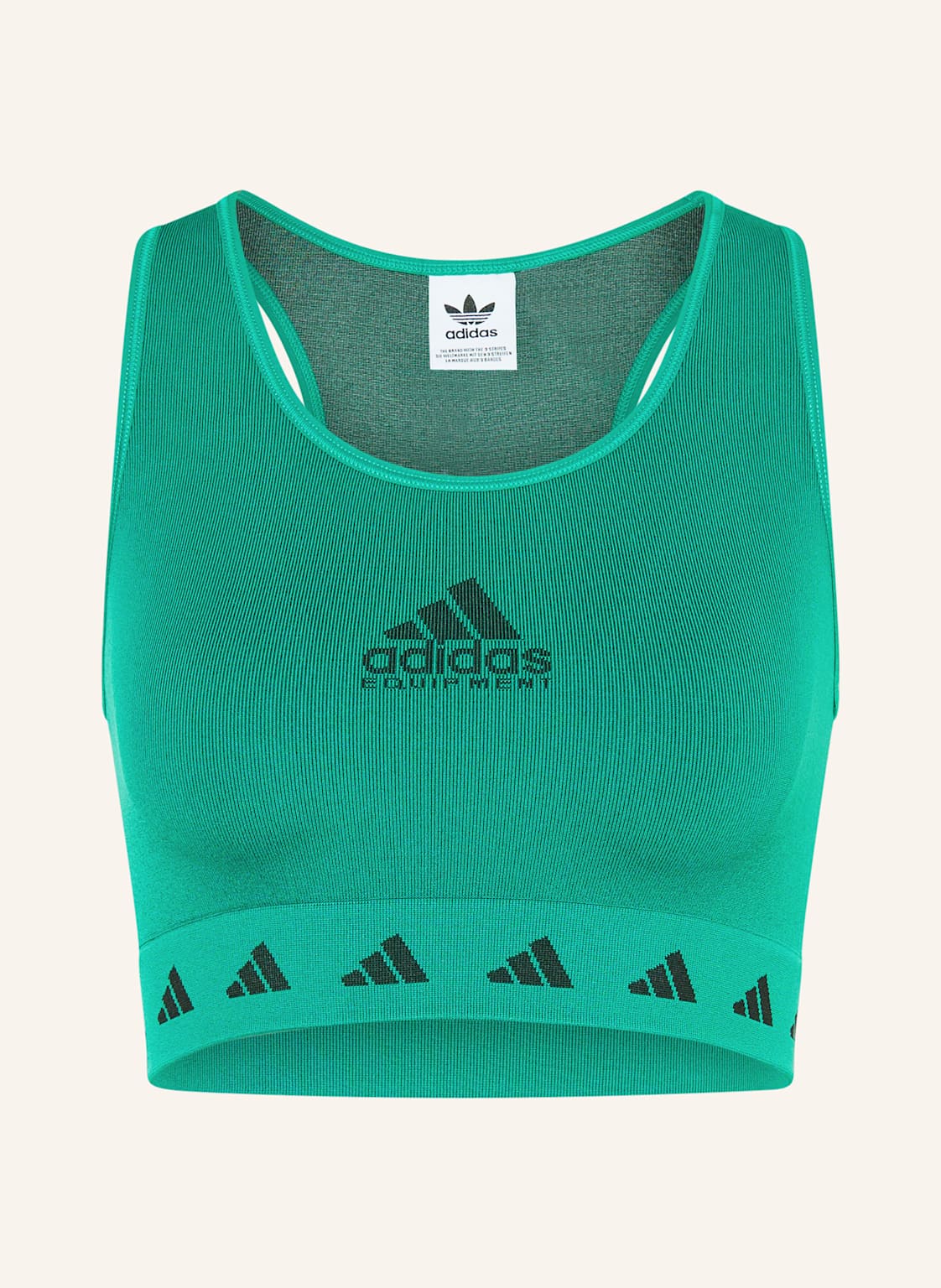 Adidas Originals Biustonosz Sportowy Eqt gruen
