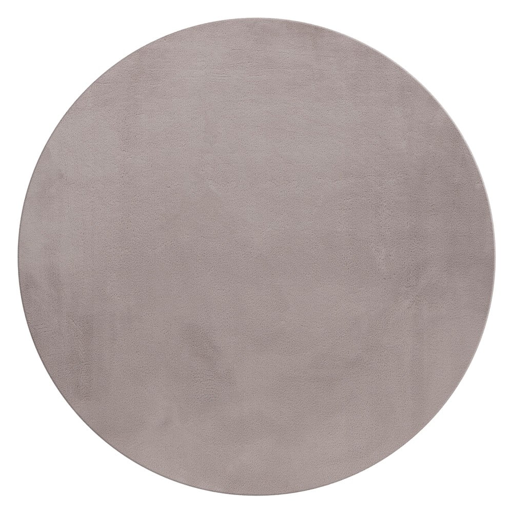 Beżowy okrągły dywan odpowiedni do prania ø 160 cm Pouffy – Ayyildiz Carpets