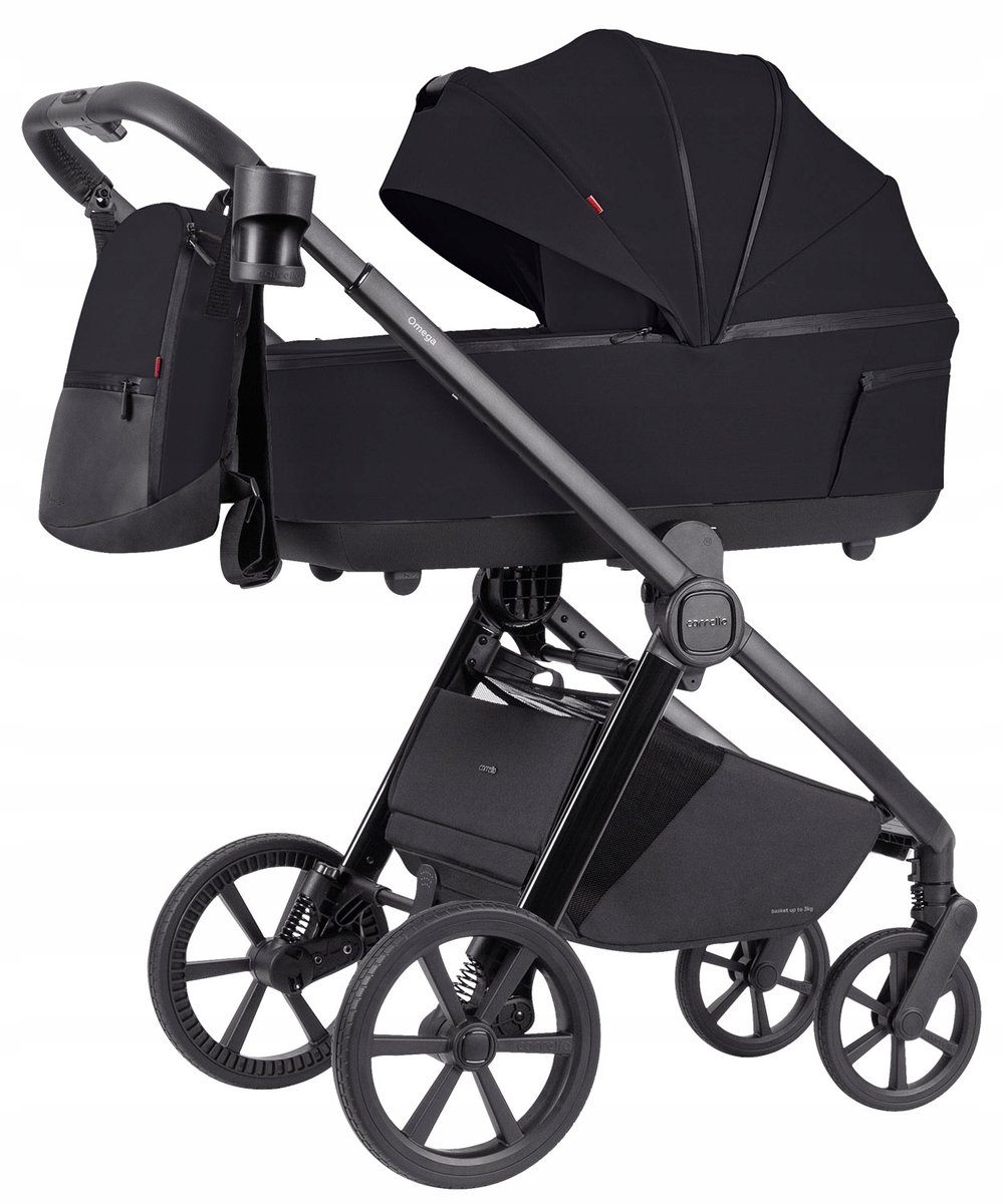 Wózek dziecięcy 2w1 CARRELLO Omega Plus CRL-6540/1 Cosmo Black