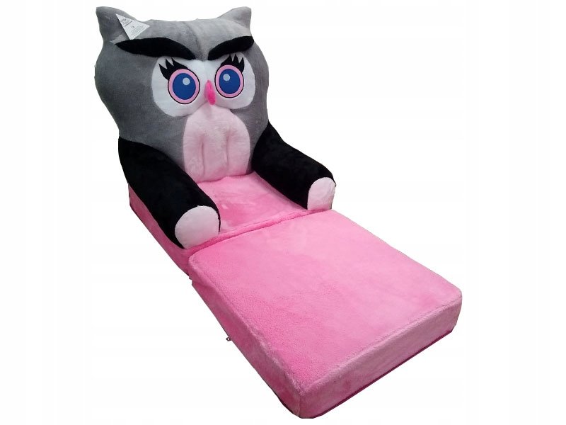 Maskotka sowa różowy miś na prezent zabawka 5w1