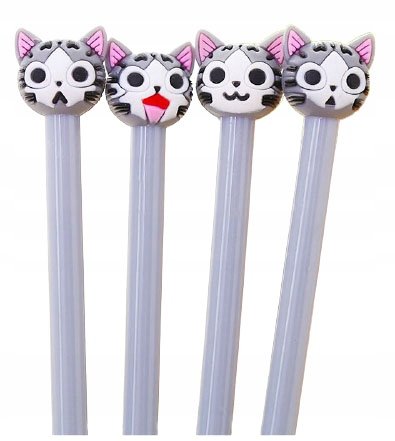 Cienkopisy KOTKI długopisy z kotkiem pen CAT koty do szkoły dla dzieci