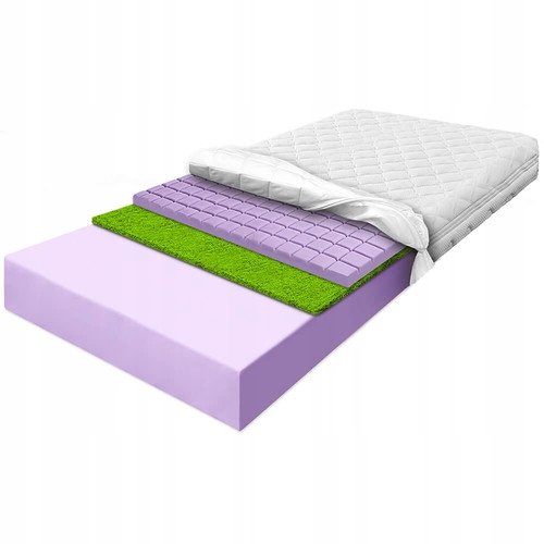 Materac piankowy 80x200 trawa morska oddychająca