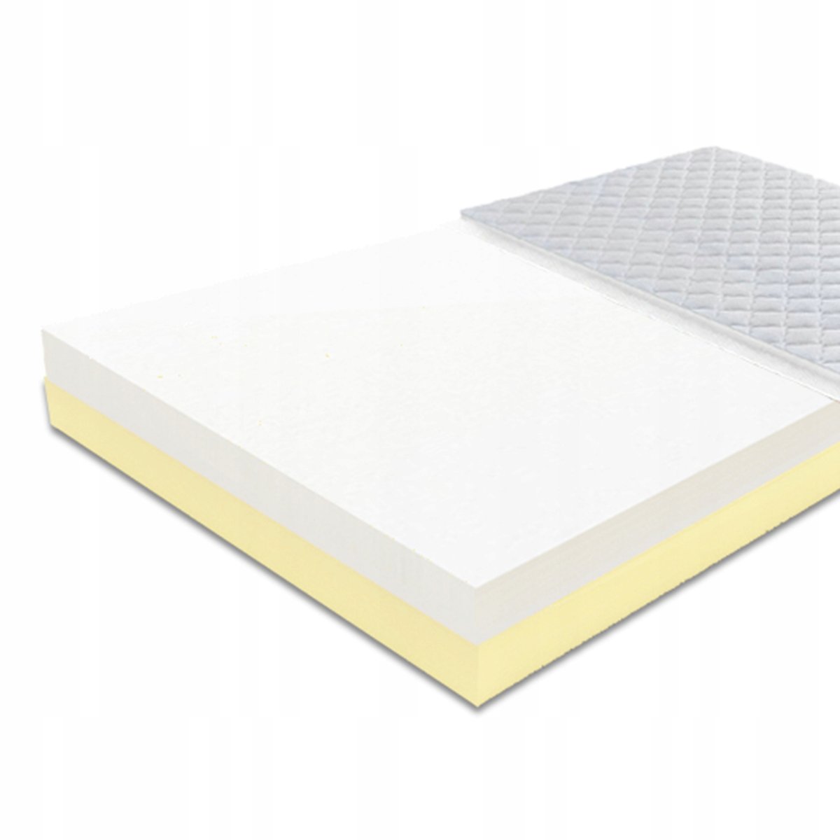 Materac piankowy 100x160 średnio miękki h2 h3 dwustronny antyalergiczny