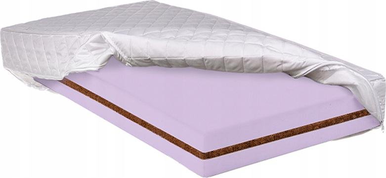 Materac piankowy dziecięcy 60x200 kokos trwały H4 usztywniony H4 pianka