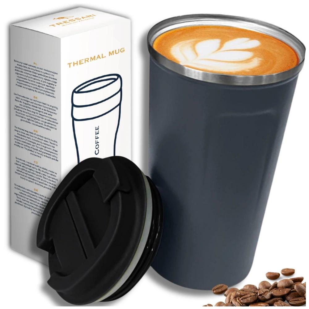 Kubek termiczny 510ML duży termos TRESSARI na kawę szczelny
