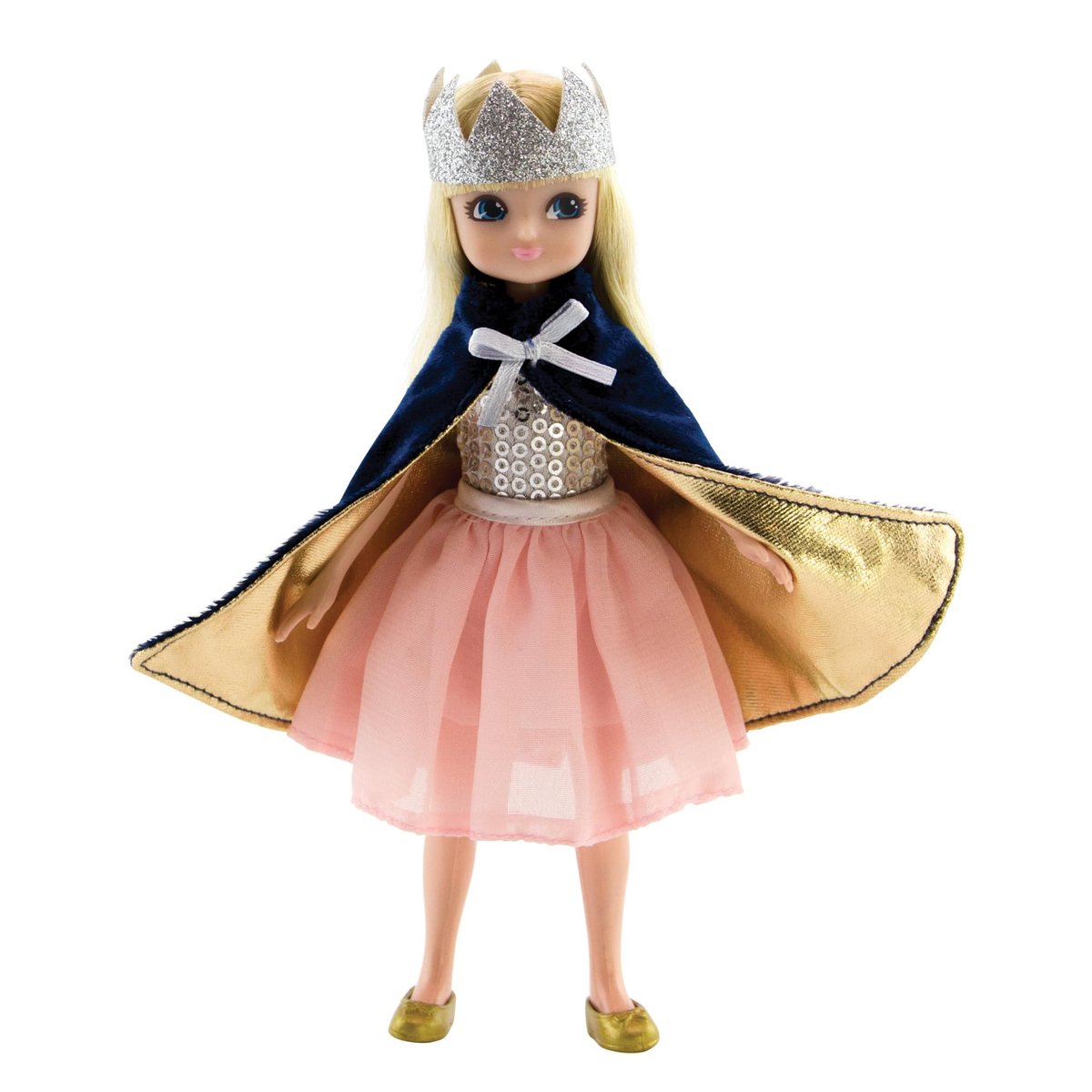 Lalka Lottie Królewna - laleczka 18 cm, korona, peleryna