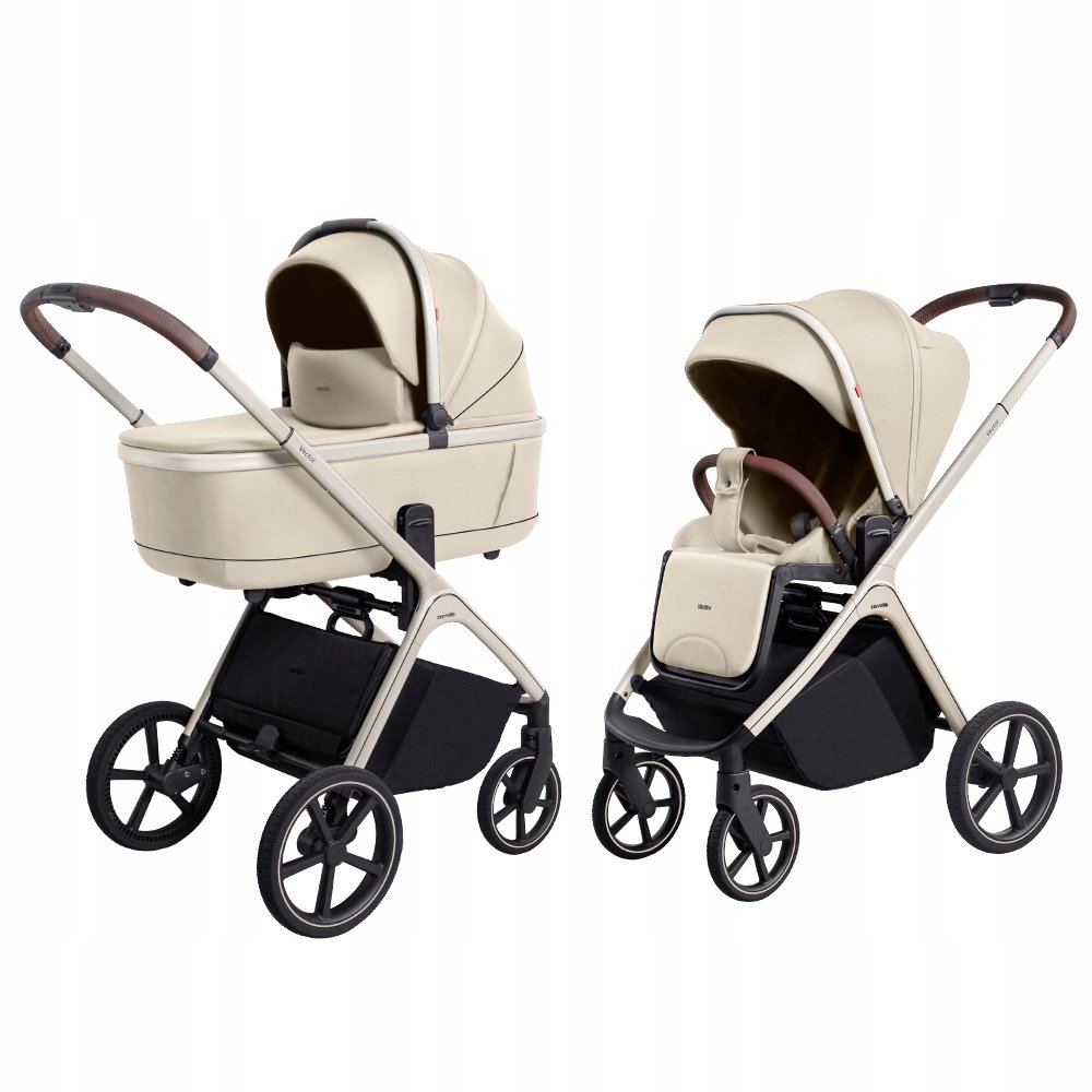 Wózek Dziecięcy 2W1 Carrello Vector Crl-6550 Seashell Beige