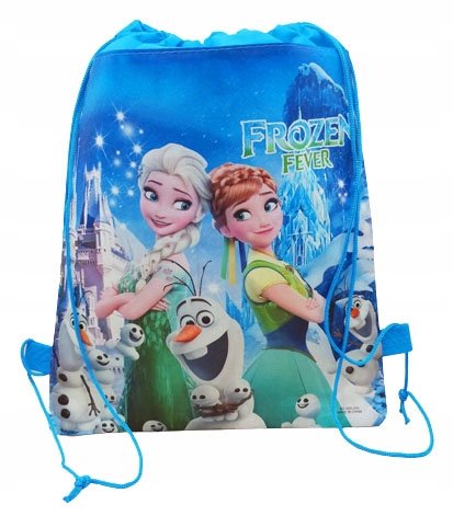 WOREK do przedszkola FROZEN na obuwie buty kapcie ELZA plecak KRAINA LODU