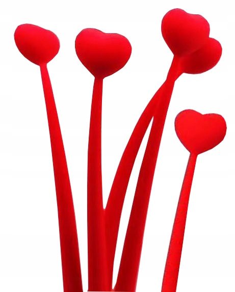Długopisy SERCE LOVE serduszko cienkopis z sercem na walentynki miłość