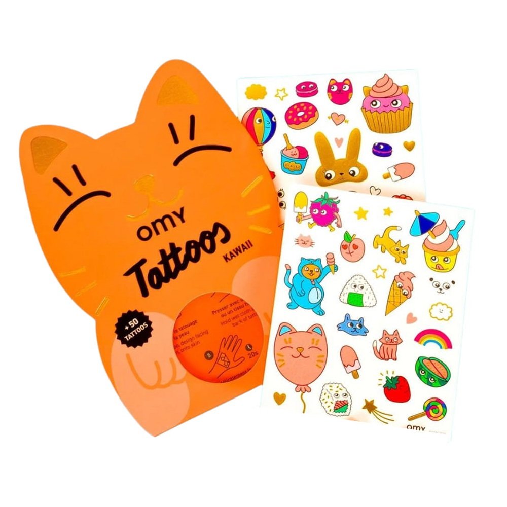 Tatuaże dla dzieci OMY - Kawaii 50 szt.