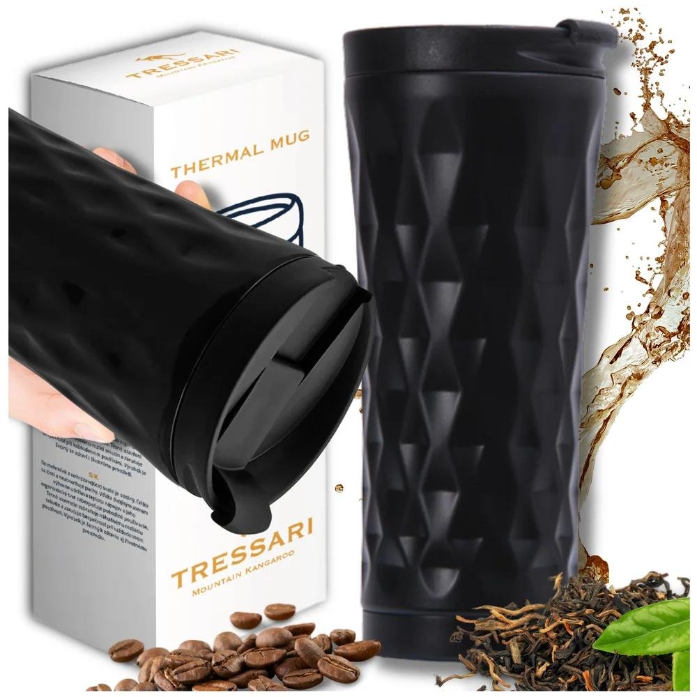 Kubek termiczny TRESSARI termos na kawę szczelny duży 500ML
