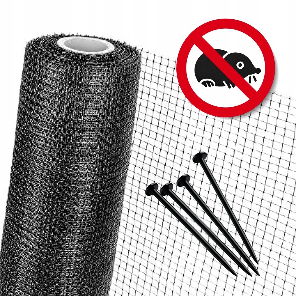 SIATKA NA KRETY 1x100 m PRZECIW KRETOM BARDZO MOCNA POLSKA