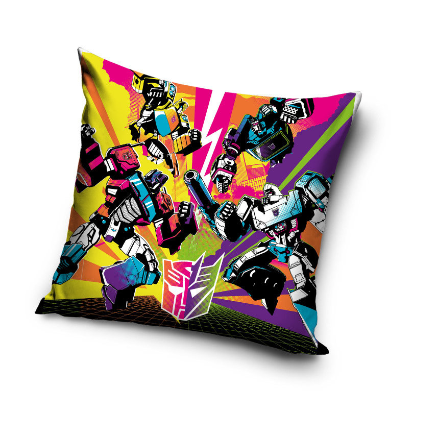 Poszewka welwetowa na poduszkę Transformers 40 x 40 cm