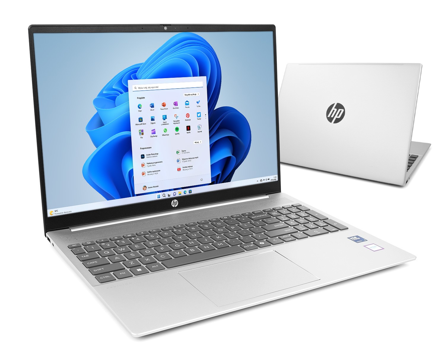 HP Pavilion 16-af0004nw - Ultra 5 125U 16''-2K-120Hz 16GB 512GB Win11Home Srebrny B82PFEA