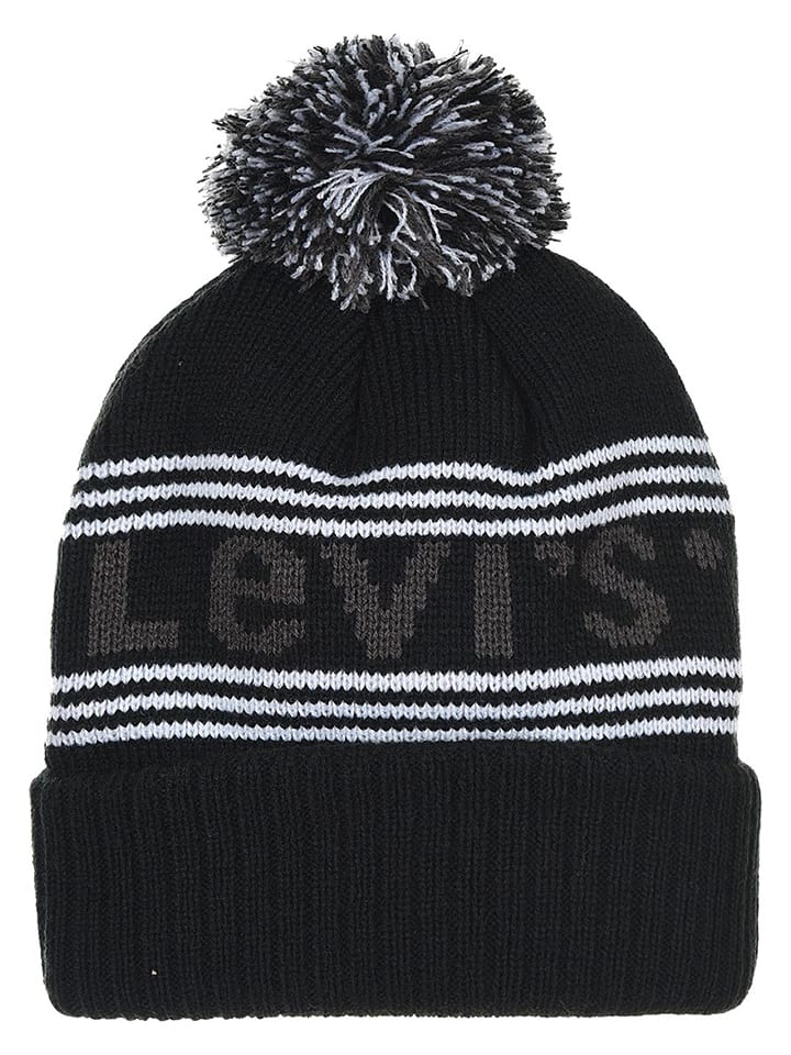Levi's Kids Czapka w kolorze czarnym