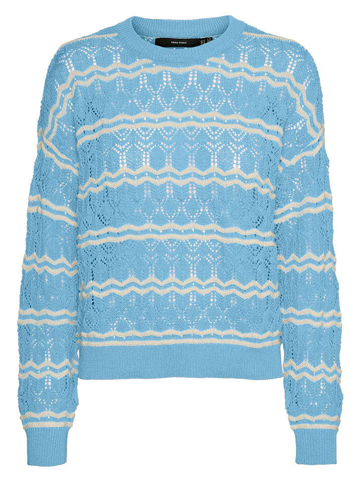 Vero Moda Sweter w kolorze błękitnym