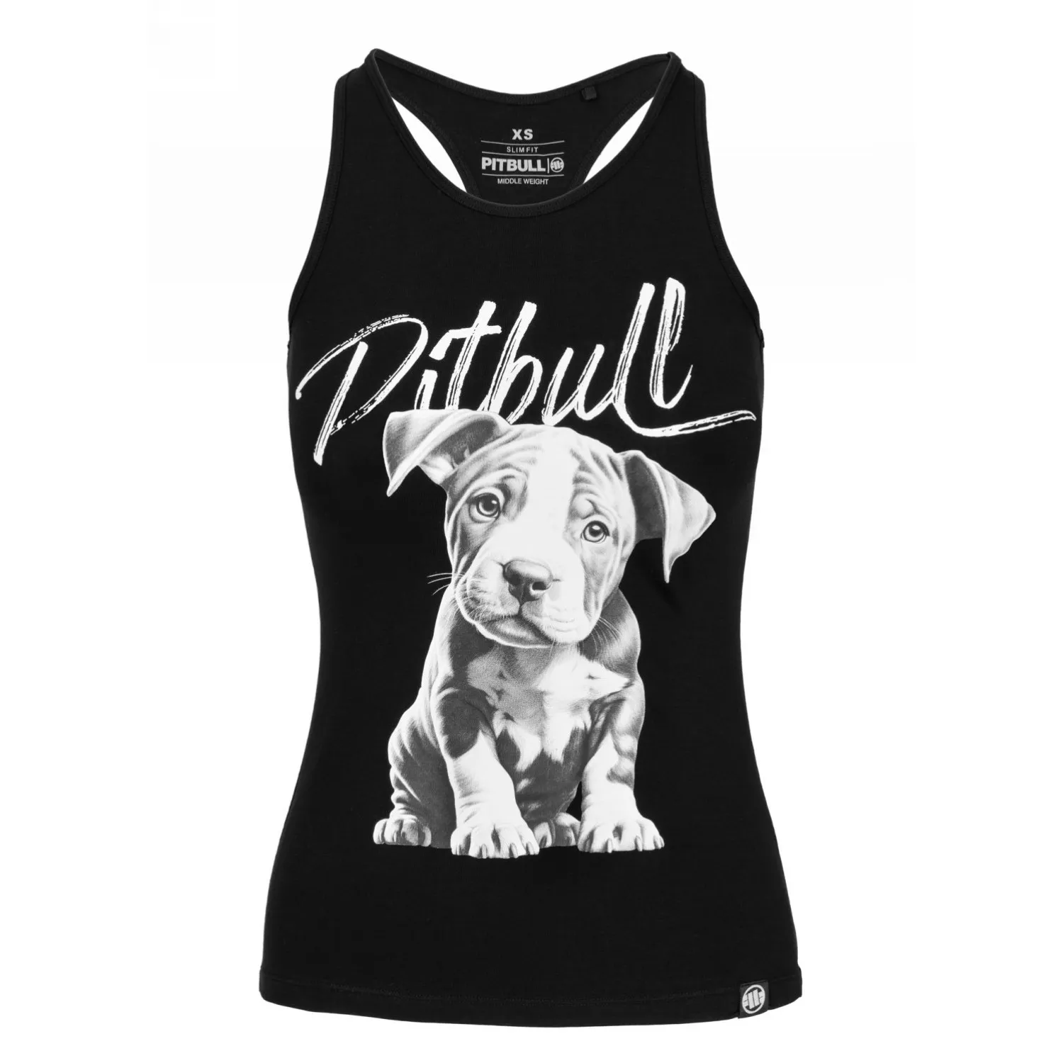 Tank Top damski Pit Bull Middle Weight 190 Spandex Puppy '25 - Czarny  (40)