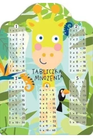 Karta tabliczka mnożenia A5 żyrafa