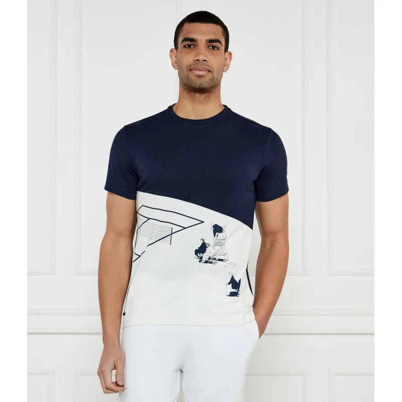 Lacoste T-shirt Tennis Heritage Regular Fit