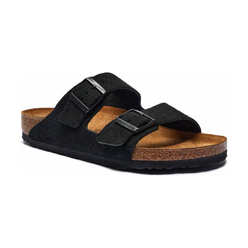 Birkenstock Klapki Arizona LEVE zamsz regular fit