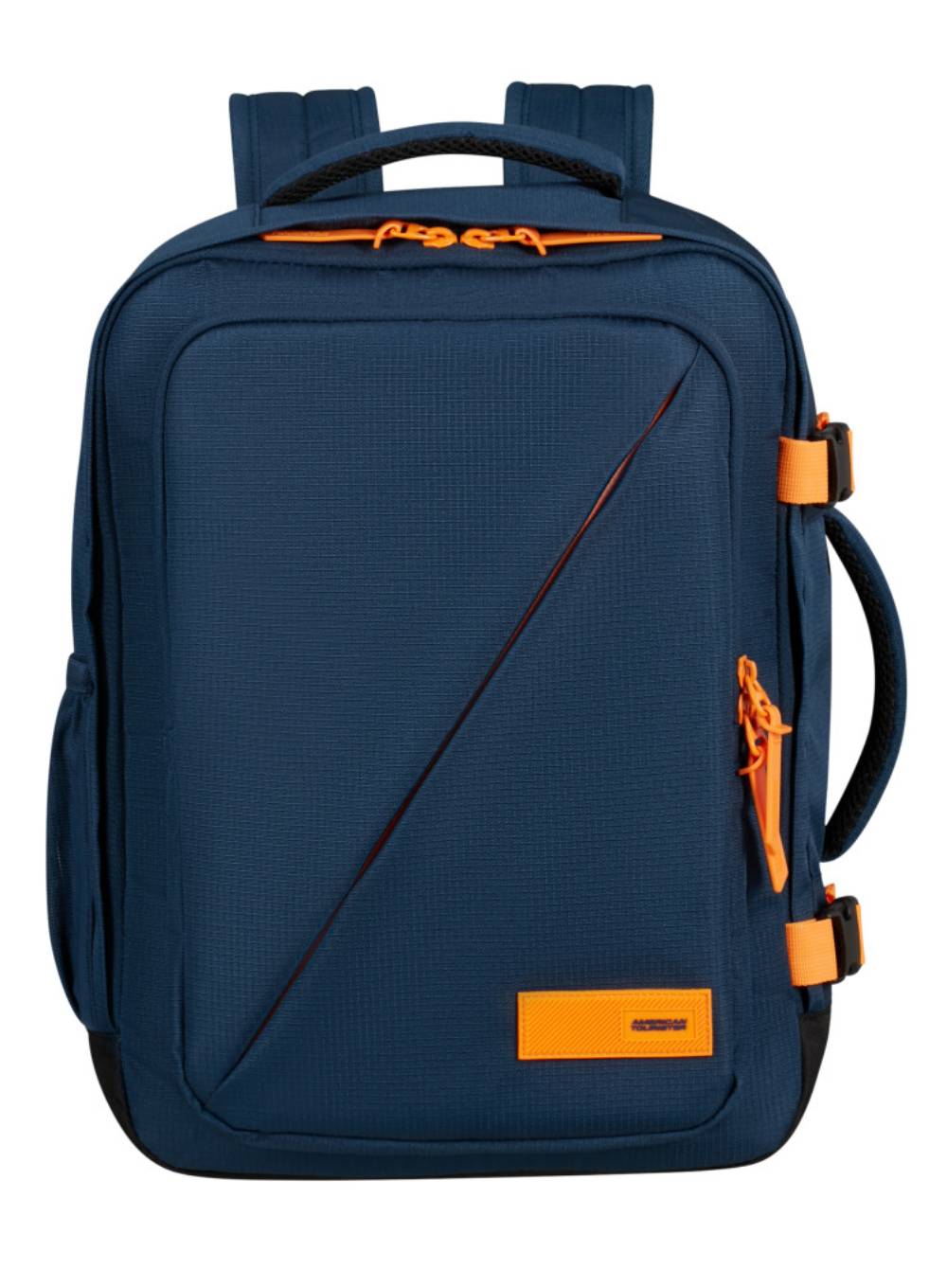 Plecak podręczny American Tourister Take2Cabin MS do Wizz Air - navy / radiant orange