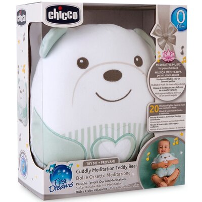 Maskotka CHICCO First Dreams Misiek Brzuszek 00012266000000 Miętowy