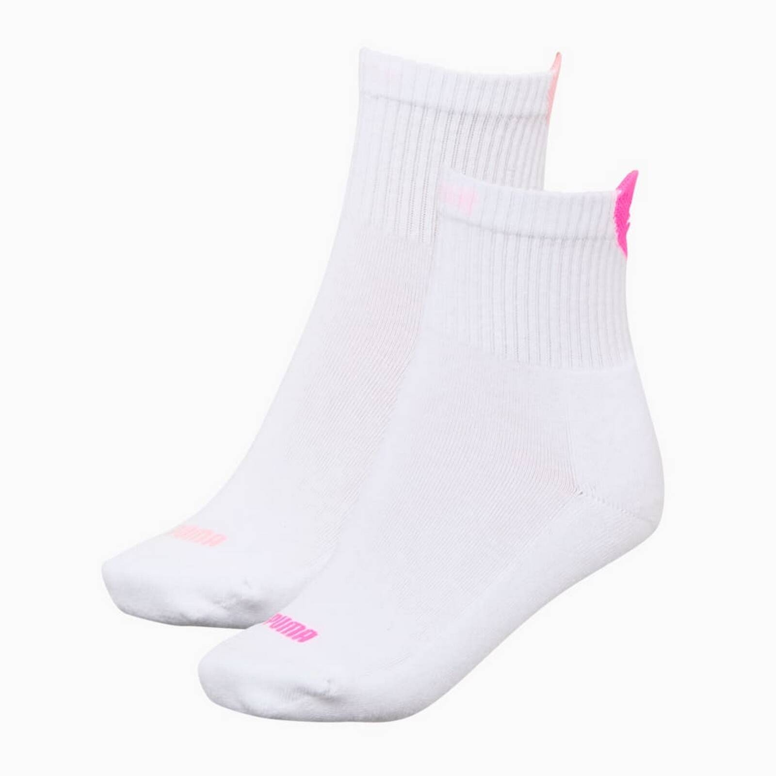 Skarpety damskie Puma HEART LOGO SHORT CREW 2-PACK białe 93855503