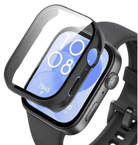 Etui + Szkło 2W1 do Huawei Watch FIT 3 czarne