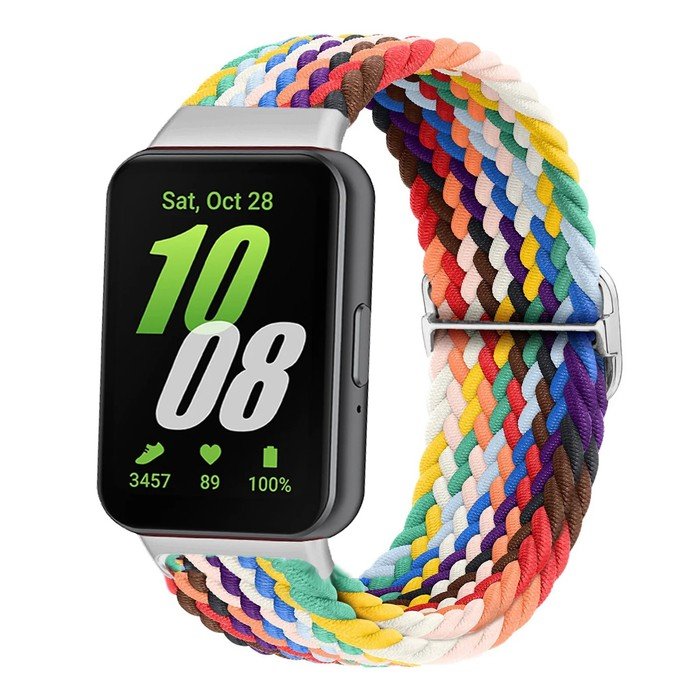 Opaska pasek bransoletka NYLON LOOP Samsung Galaxy FIT 3 rainbow