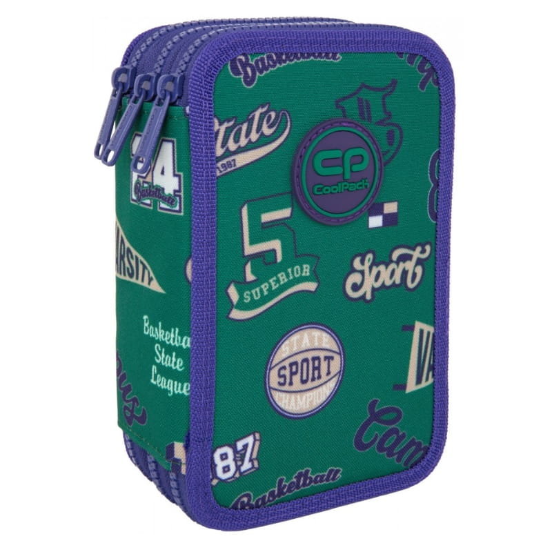 Coolpack Jumper 3 Pi��rnik Z Wyposa��eniem Trzykomorowy American Retro