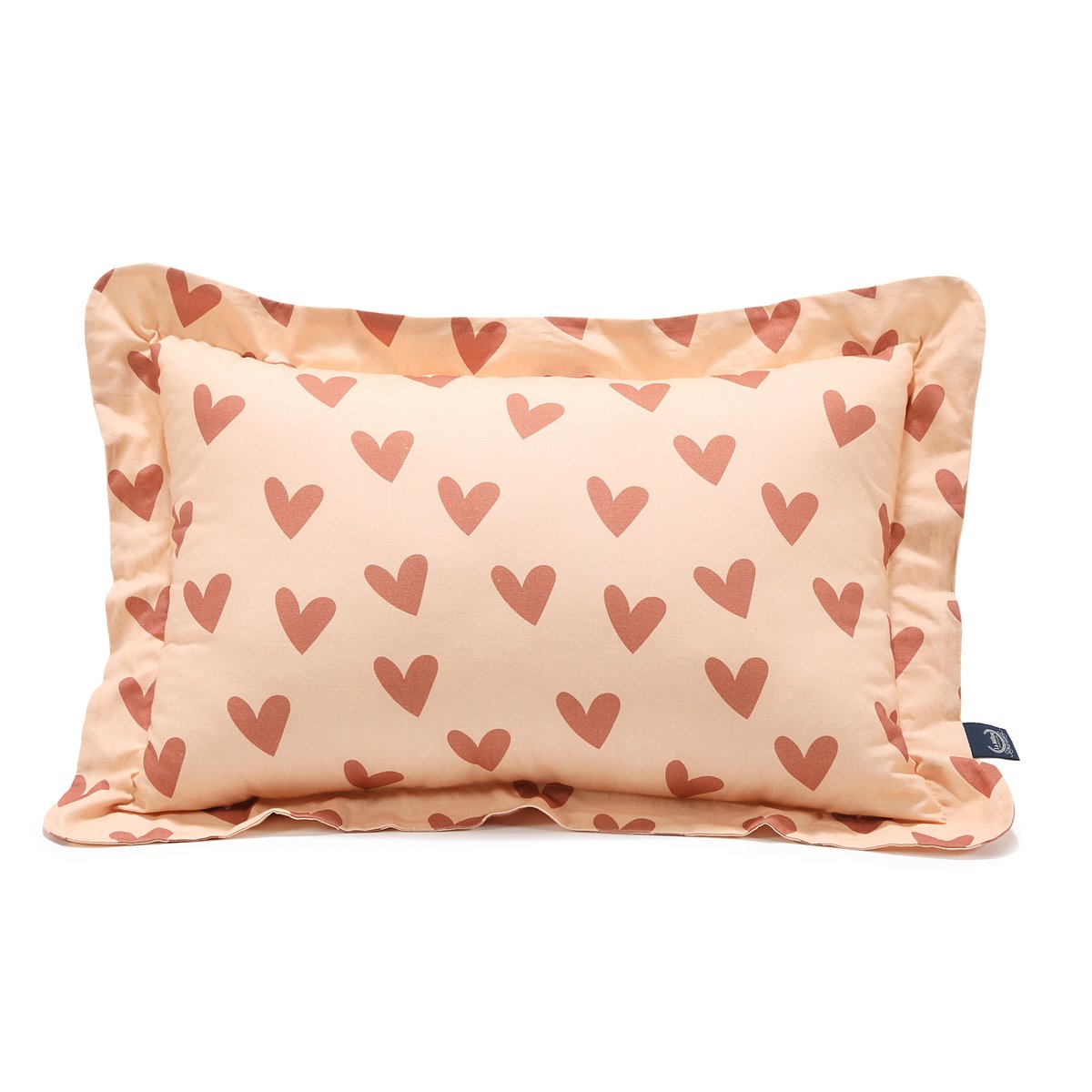 La Millou - Poduszka do spania Bawe��na HEARTBEAT PINK