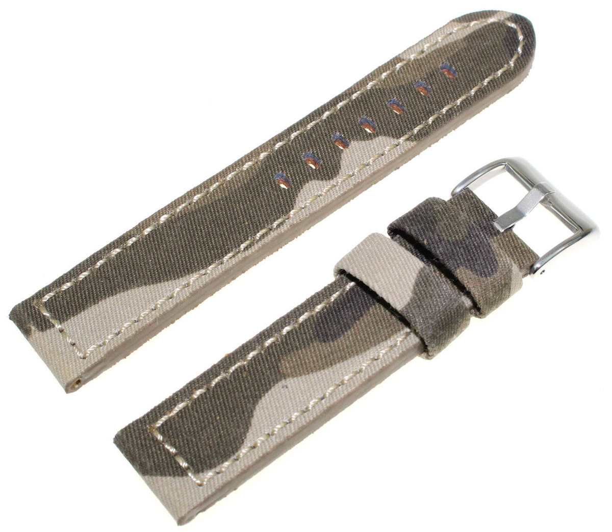 Pasek do zegarka 20 mm Diloy 370.20.17 moro